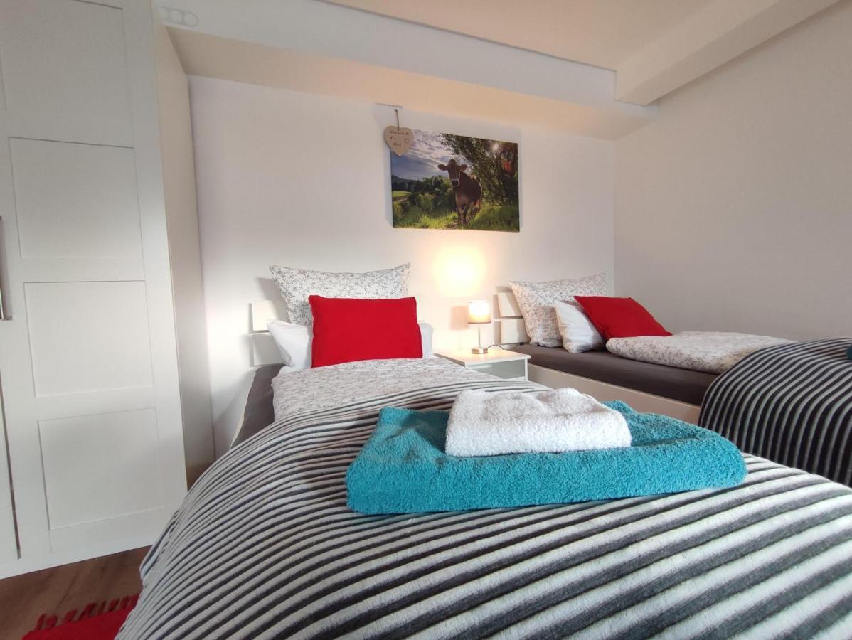 Ferienwohnung Trifts | Einzelbetten | Parkplatz Wangen im Allgaeu ภายนอก รูปภาพ